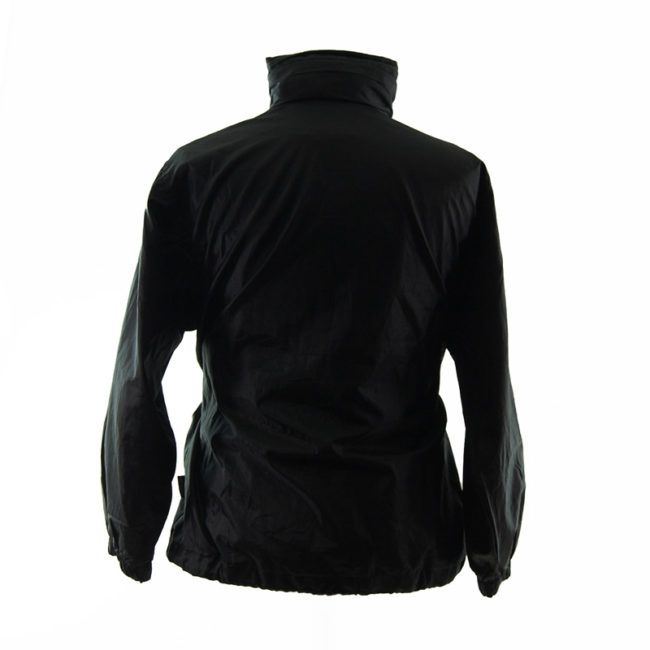 back of Puma Black Block-Colour Windbreaker