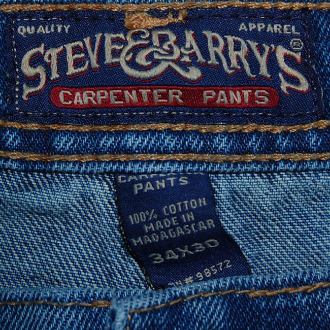 label Steve And Barry Carpenter Pants