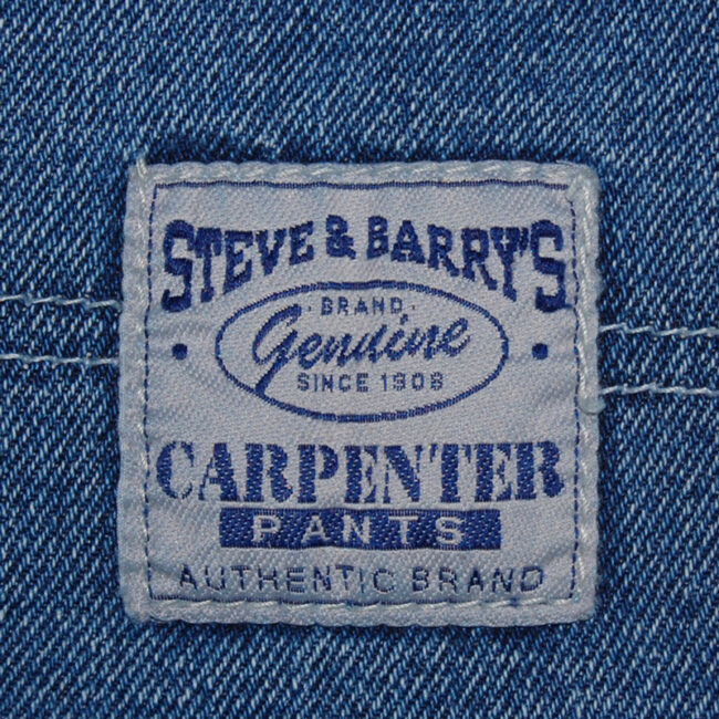 label of Steve And Barry Carpenter Jeans