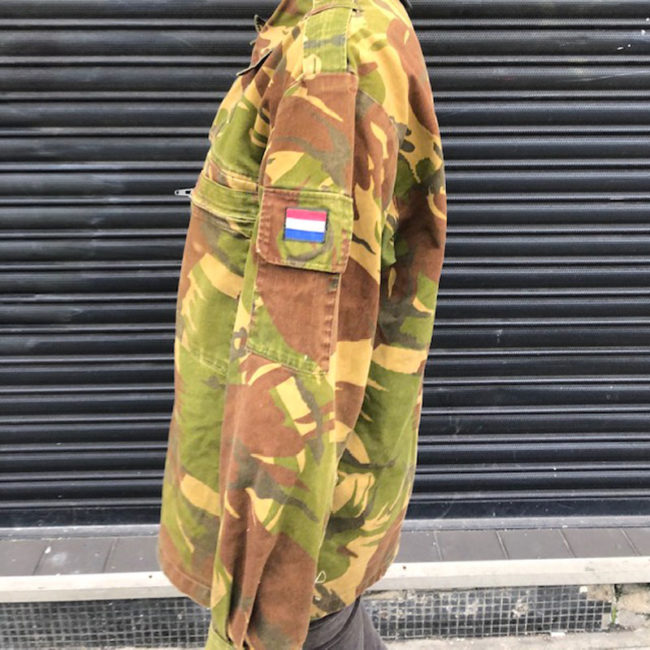 side of 1990 Netherlands Camouflage Jacket