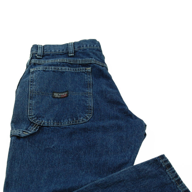 close up of Blue WRG Carpenter Jeans