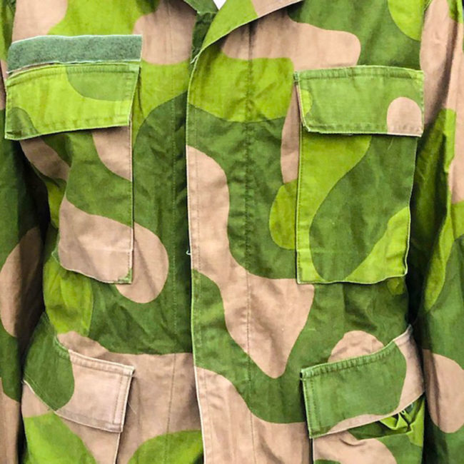 close up of Norwegian Woodland Camouflage Jacket