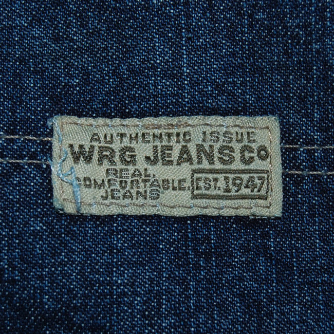 label of WRG Straight Leg Carpenter Jeans