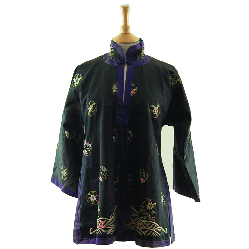 Traditional Hanfu Robe - Age 12 - Blue 17 Vintage Clothing