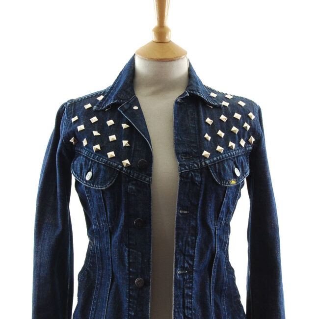 close up of Lee Studded Denim Jacket