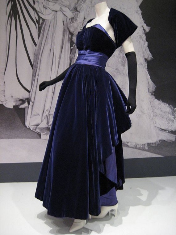 50s Navy Blue dress with Shrugjacket