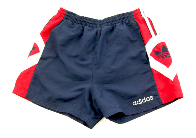 90s Adidas Red And Blue Sport Shorts