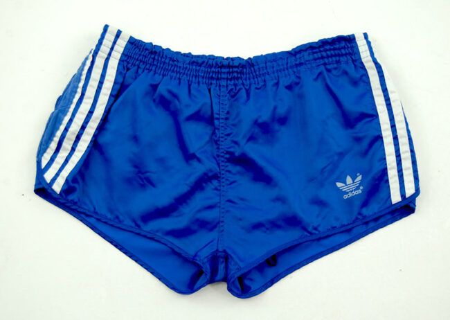 90s Adidas Satin Blue Sport Shorts