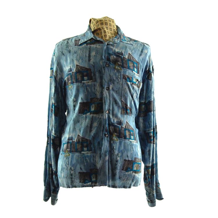 90s Western Outback Print Shirt