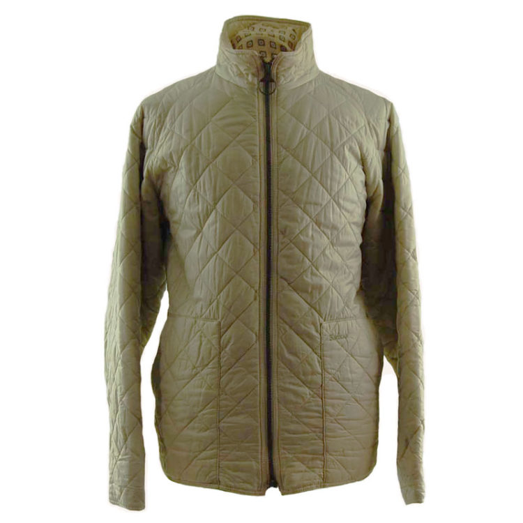 Barbour Cream Quilted Coat