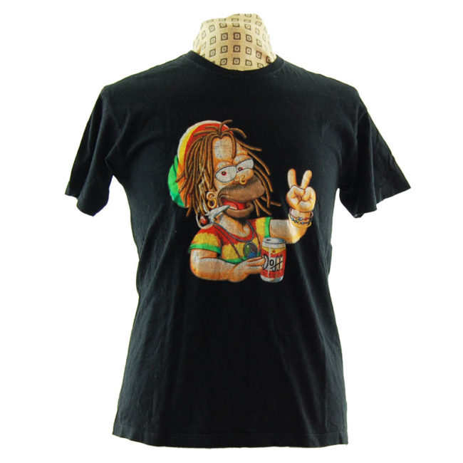 Rasta Homer Simpson T Shirt