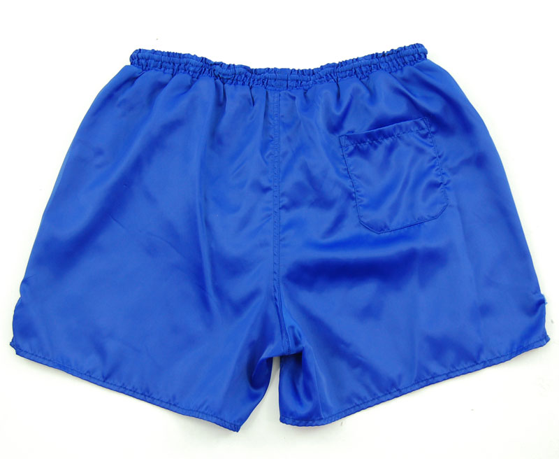 Adidas Plain Blue Sport Shorts - UK XL - Blue 17 Vintage Clothing