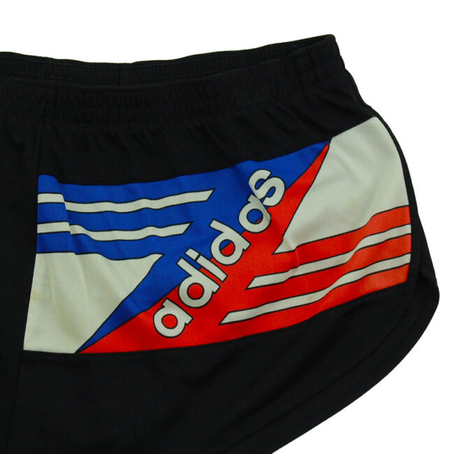 close up of 90s Adidas Running Sport Shorts