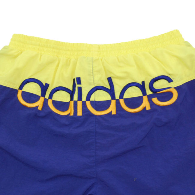 close up 90s Adidas Two Tone Sport Shorts
