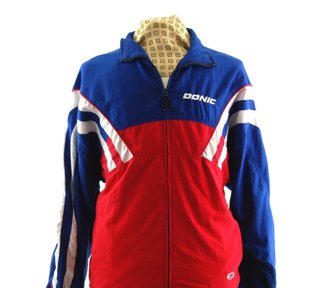 close up of Vintage Donic Windbreaker Jacket