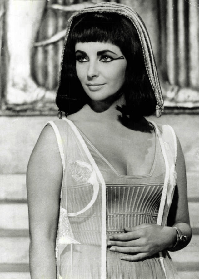 Photo of Elizabeth Taylor from the film Cleopatra, 1963 Photo of Elizabeth Taylor from the film Cleopatra, 1963