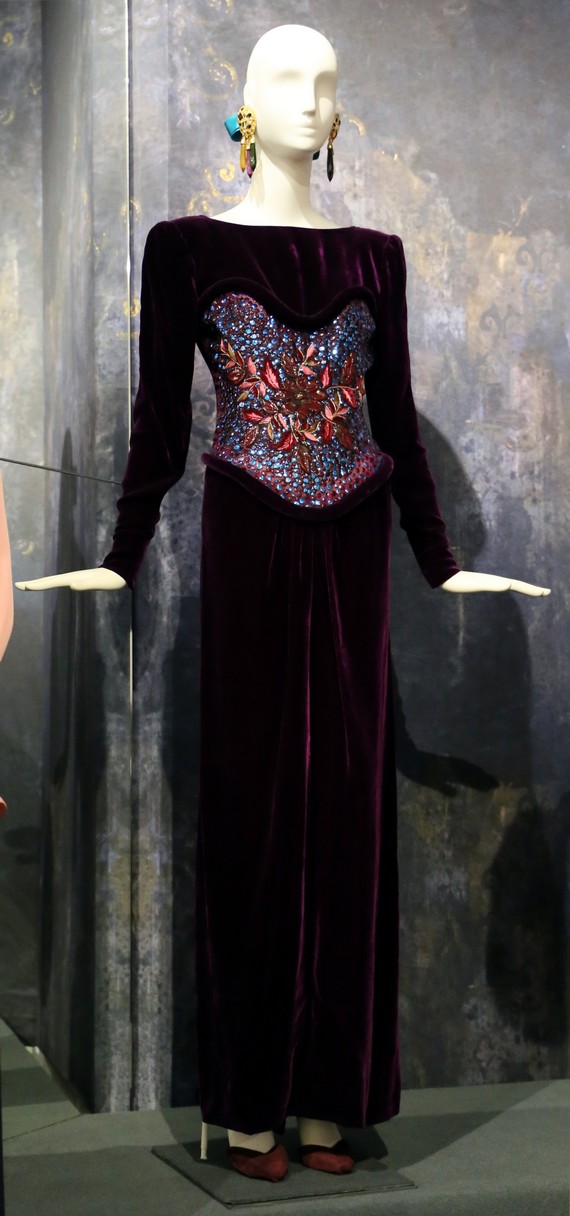 1980s fashion - Givency, evening dress, 1980s 1980s fashion - Givency, evening dress, 1980s