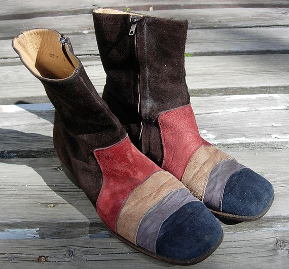 Rainbow suede boots ca. 1972 Rainbow suede boots ca. 1972