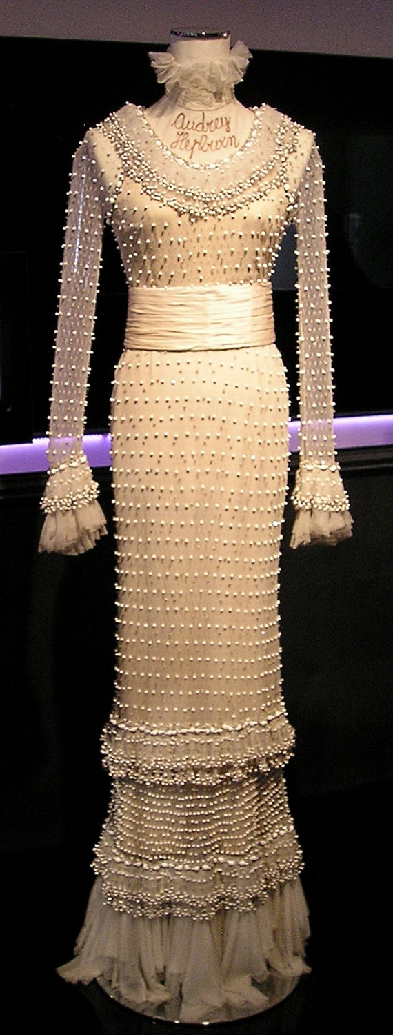 Valentino evening_gown worn by Audrey Hepburn Valentino evening_gown worn by Audrey Hepburn