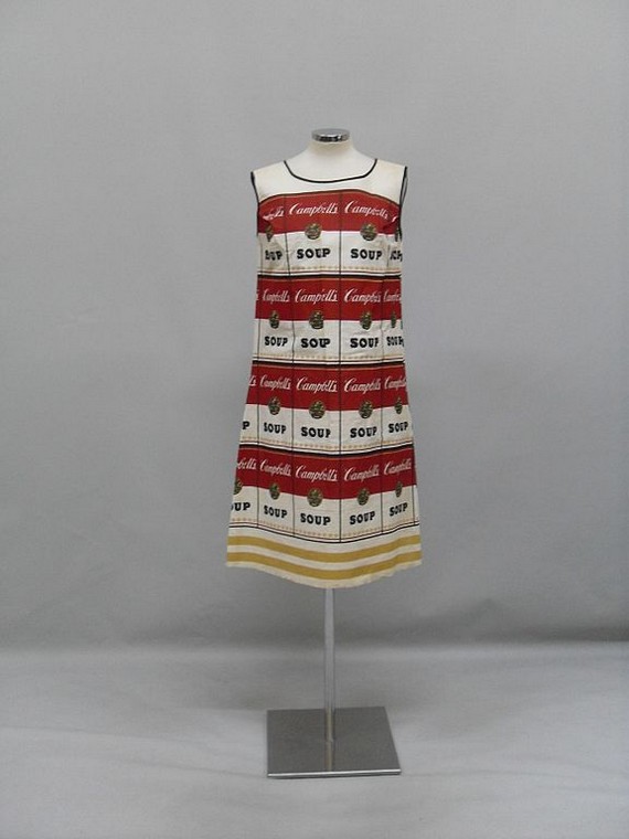 Campbells soup paper dress, 1967 Campbells soup paper dress, 1967