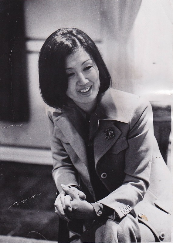 Japanese fashion designer Hanae Mori in 1974 Japanese fashion designer Hanae Mori in 1974