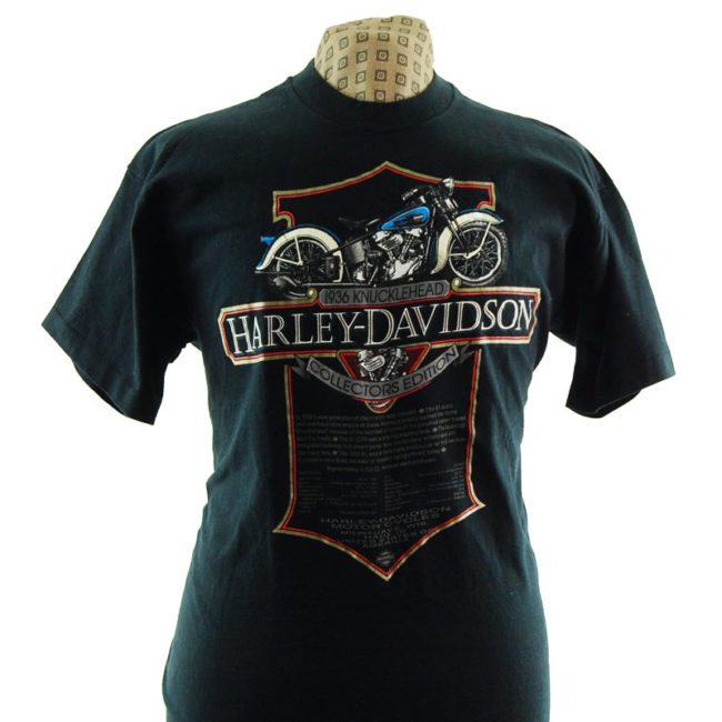 close up of Harley Davidson Motor Clothes T Shirt