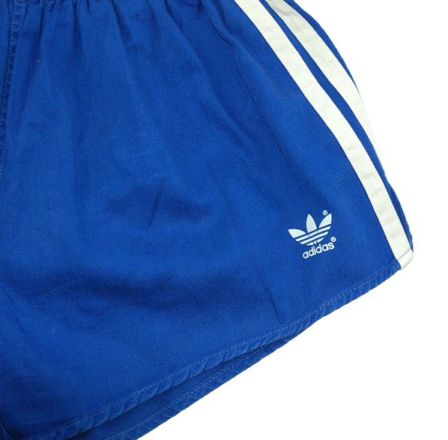 logo 90s Adidas Cotton Sport Shorts