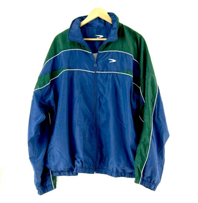 2000s Blue Shell Suit front of jacket