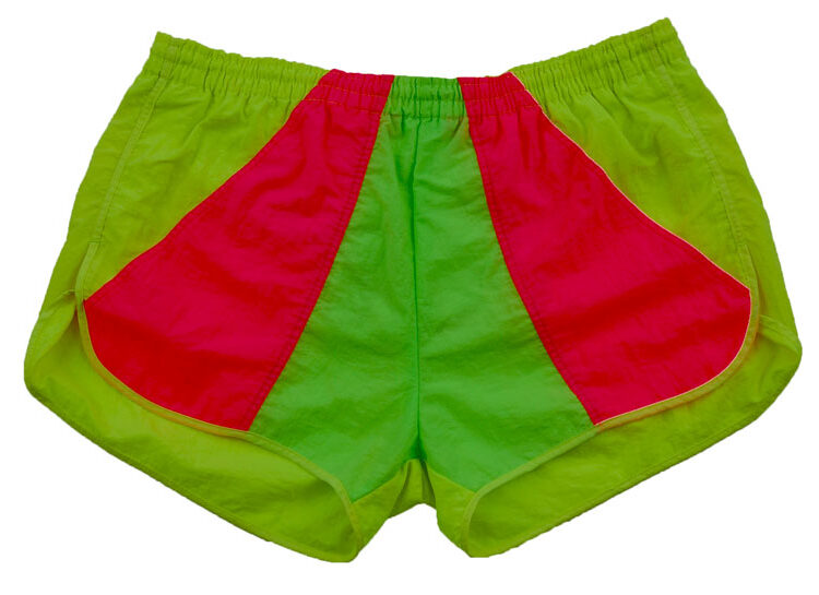 90s fluorescent Sport Shorts