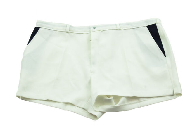 90s White Tennis Shorts