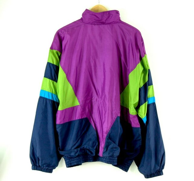 Block Colour Shell Suit - UK 2XL - Blue 17 Vintage Clothing