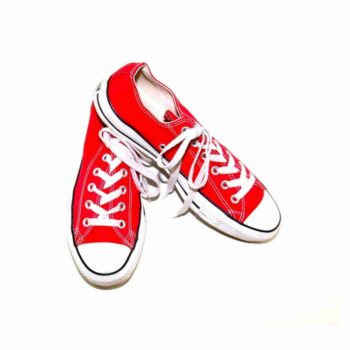 Vintage Red Converse Sneakers
