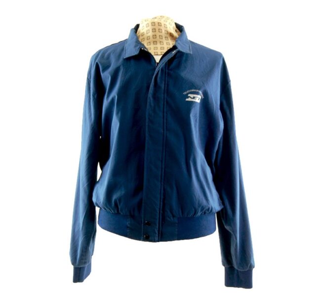 Blue Telecommunications Harrington Work Jacket