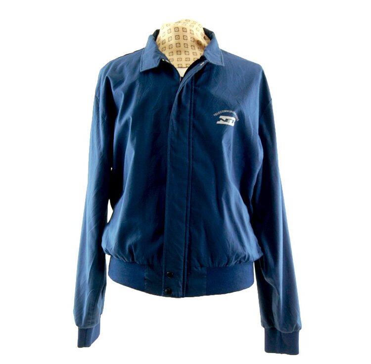 Blue Telecommunications Harrington Work Jacket