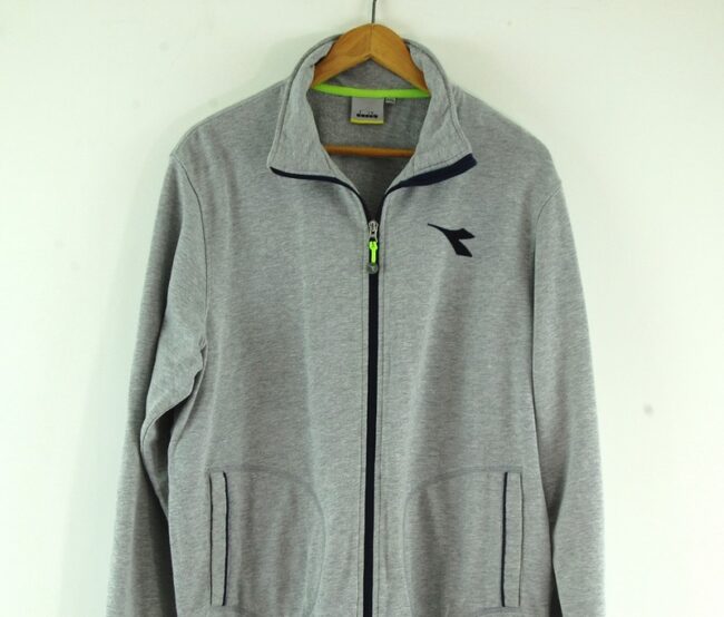 Front close up photo of Diadora Track top