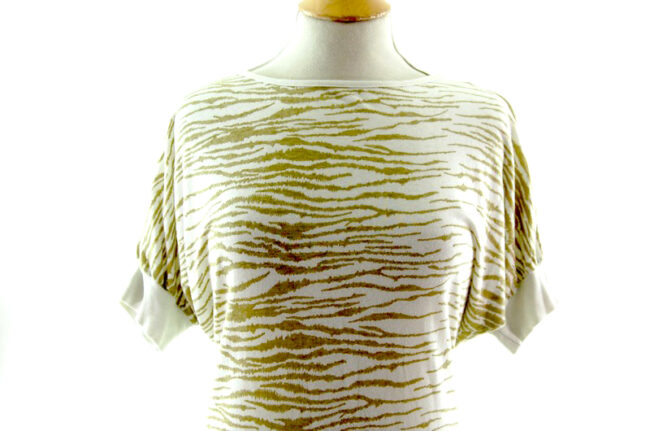Close up of front of Vintage 80s t shirt womens