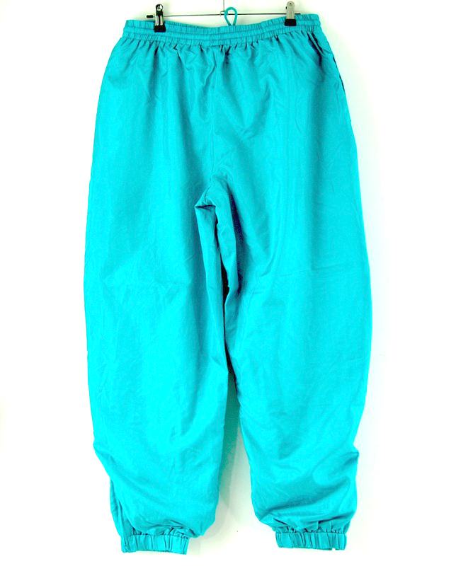 Turquoise Shell Suit trousers