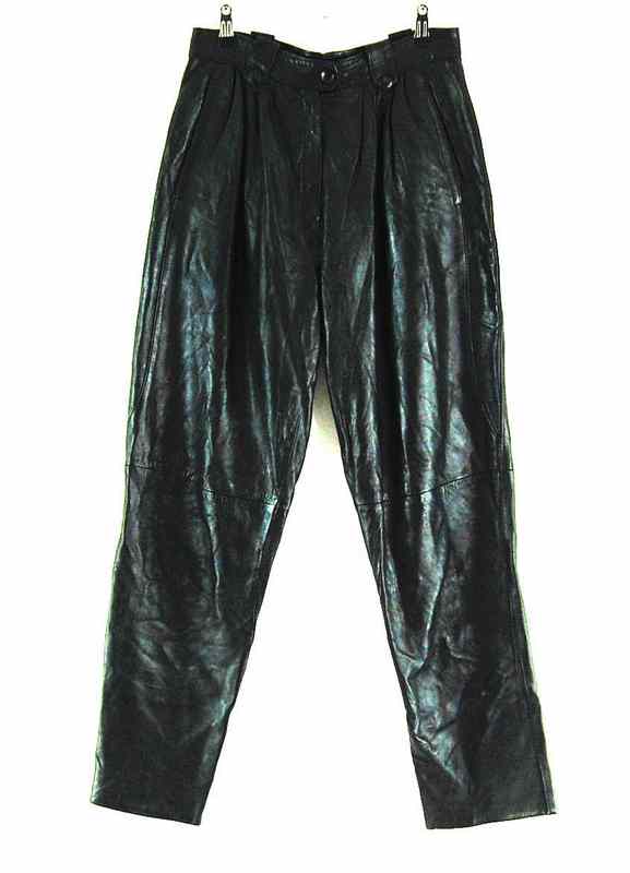 90s Leather Trousers