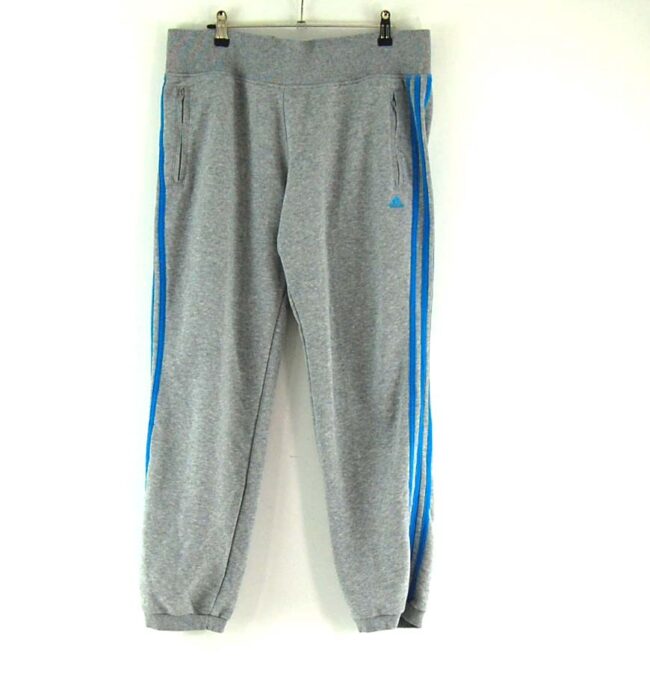 Grey Adidas Tracksuit Bottoms