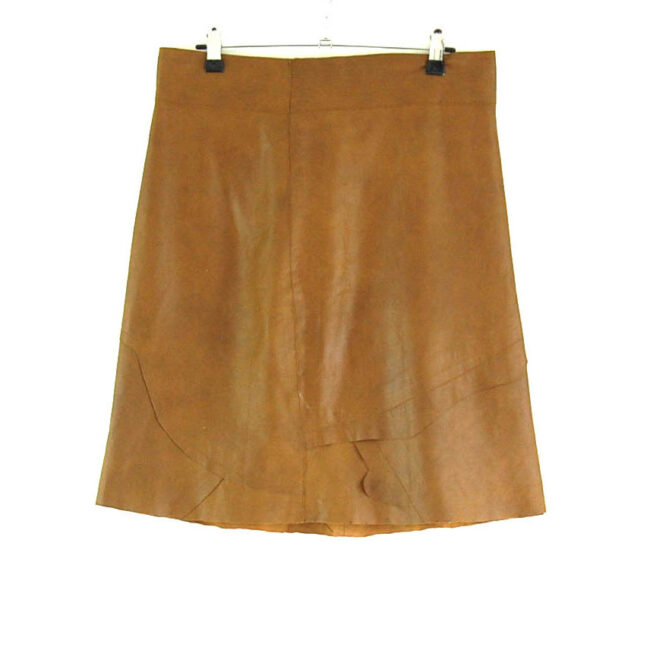 90s Patchwork Leather Skirt