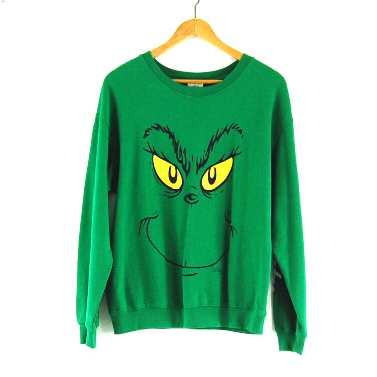 90s Grinch Crew Neck Sweatshirt