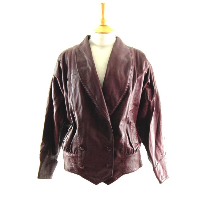 80s Brown Leather Jacket