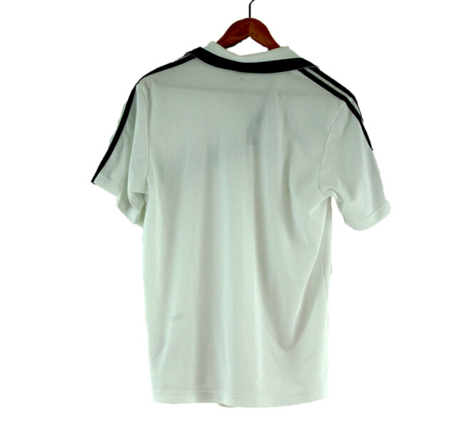 White Adidas Polo Shirt back