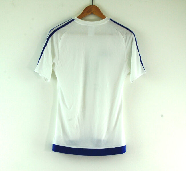 Adidas Football Tshirt UK S Blue 17 Vintage Clothing