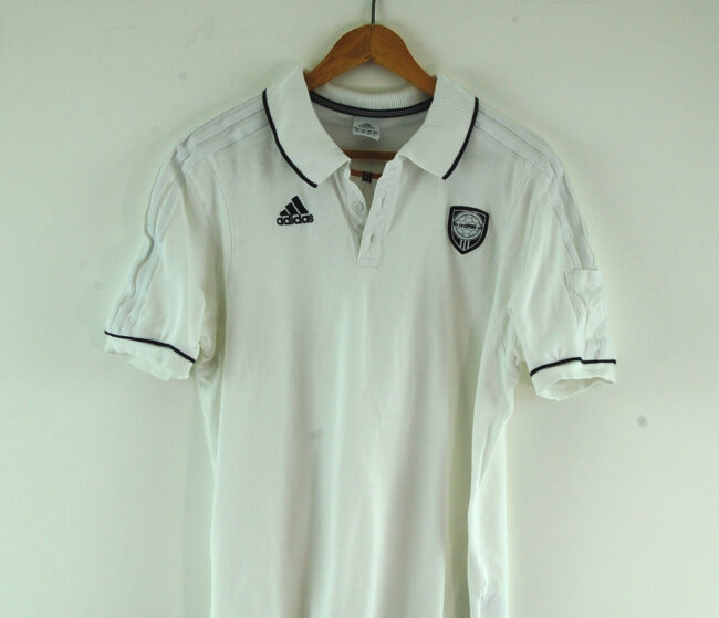 Adidas White Polo Shirt back