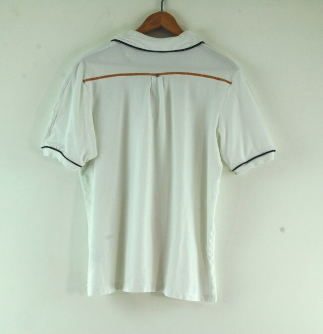 Adidas White Polo Shirt back