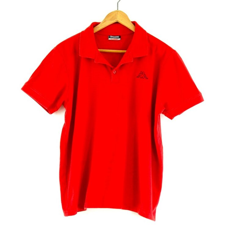 Red Kappa polo shirt