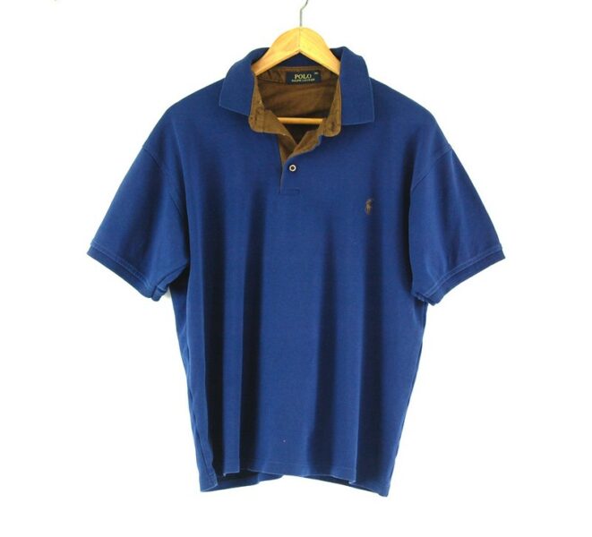 Blue Ralph Lauren Polo Shirt - UK 3XL - Blue 17 Vintage Clothing