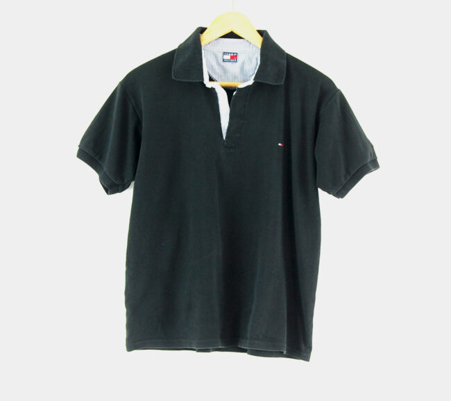 Black Tommy Hilfiger Polo Shirt