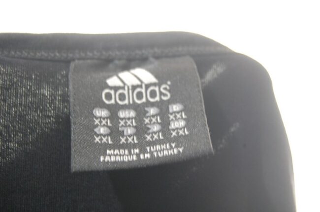 Adidas Black t-shirt label